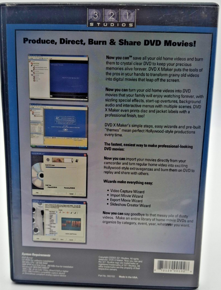 Open DVD X maker software (Turn home movies on DVD)