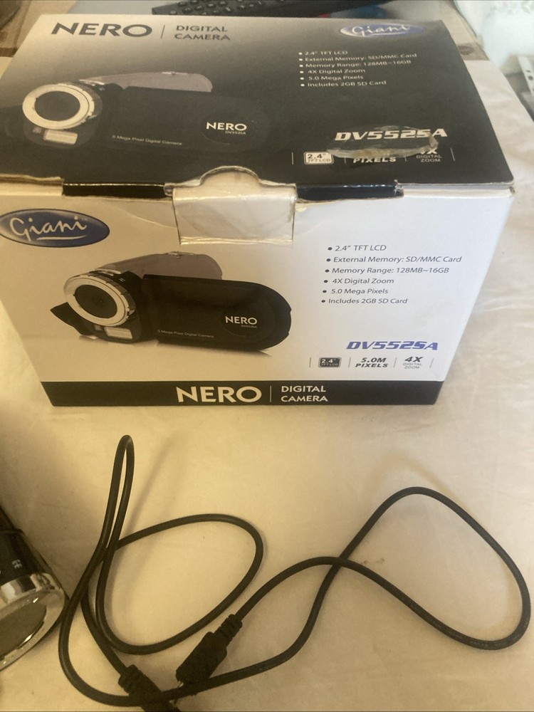 NERO Digital Camera DV552SA Working No SD Card