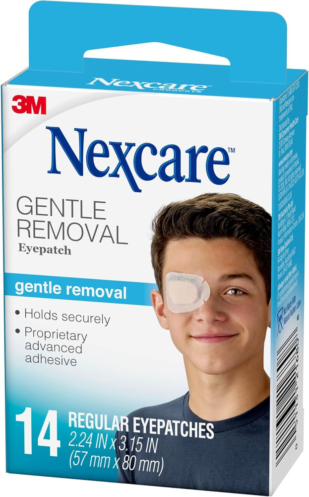Nexcare Gentle Removal Eye Patch, Regular Size