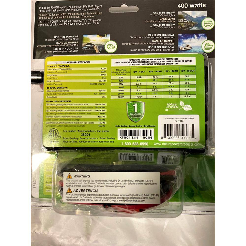 400-Watt Modified Sine Wave Inverter