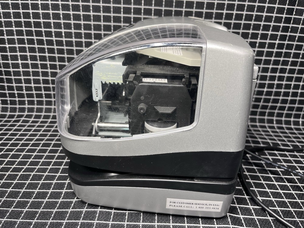 Amano Pix-55 Time Clock Electronic Digital Time Recorder *READ