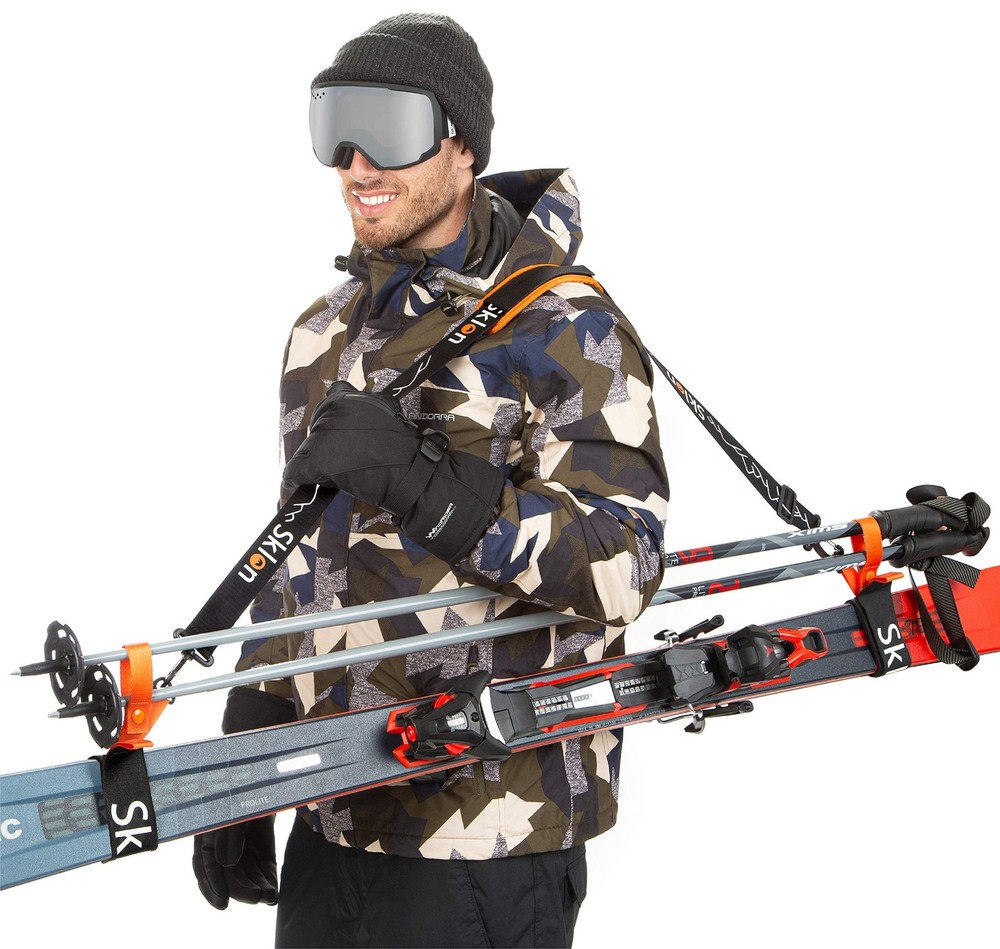 Sklon Ski Strap and Pole Carrier | Avoid The Struggle and Effortlessly Transp...
