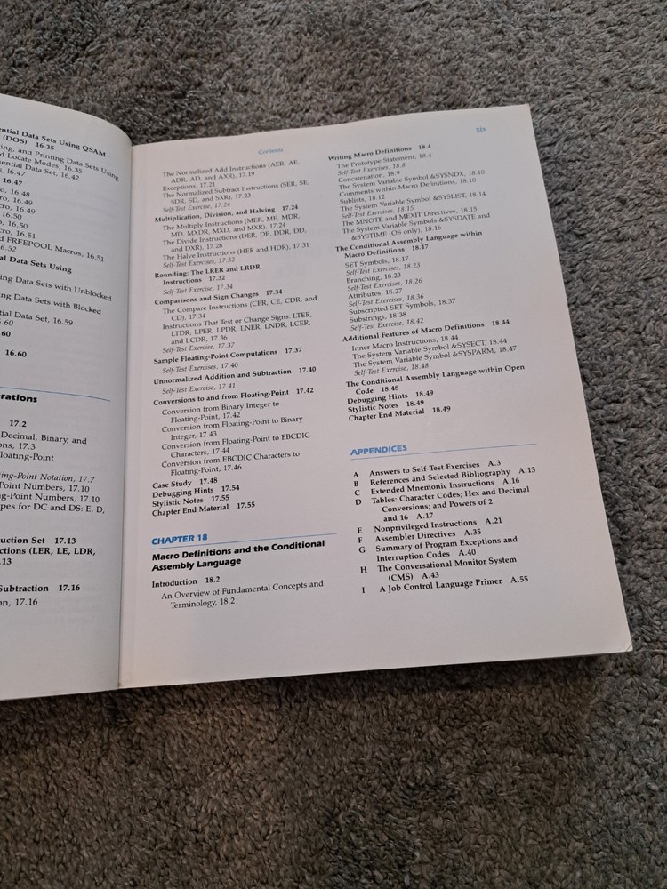 Assembler Language Programming for the IBM 370 Frank M. Carrano