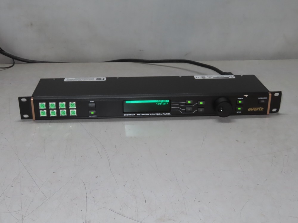 Evertz 9000NCP VistaLINK Network Control Panel (1RU)