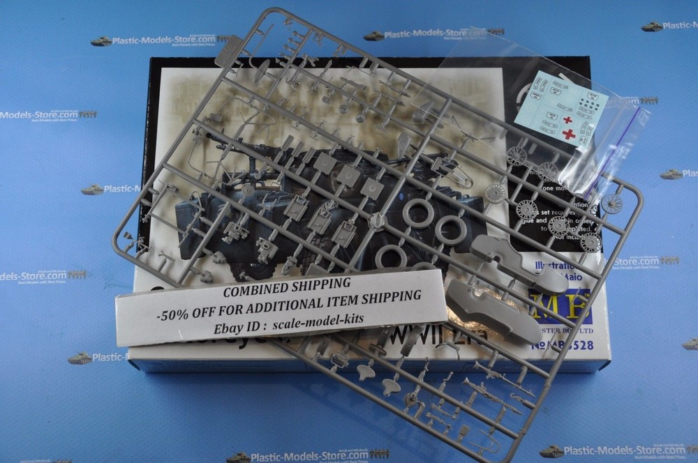 Master Box 3528 - 1/35 - WWII German motorcycle