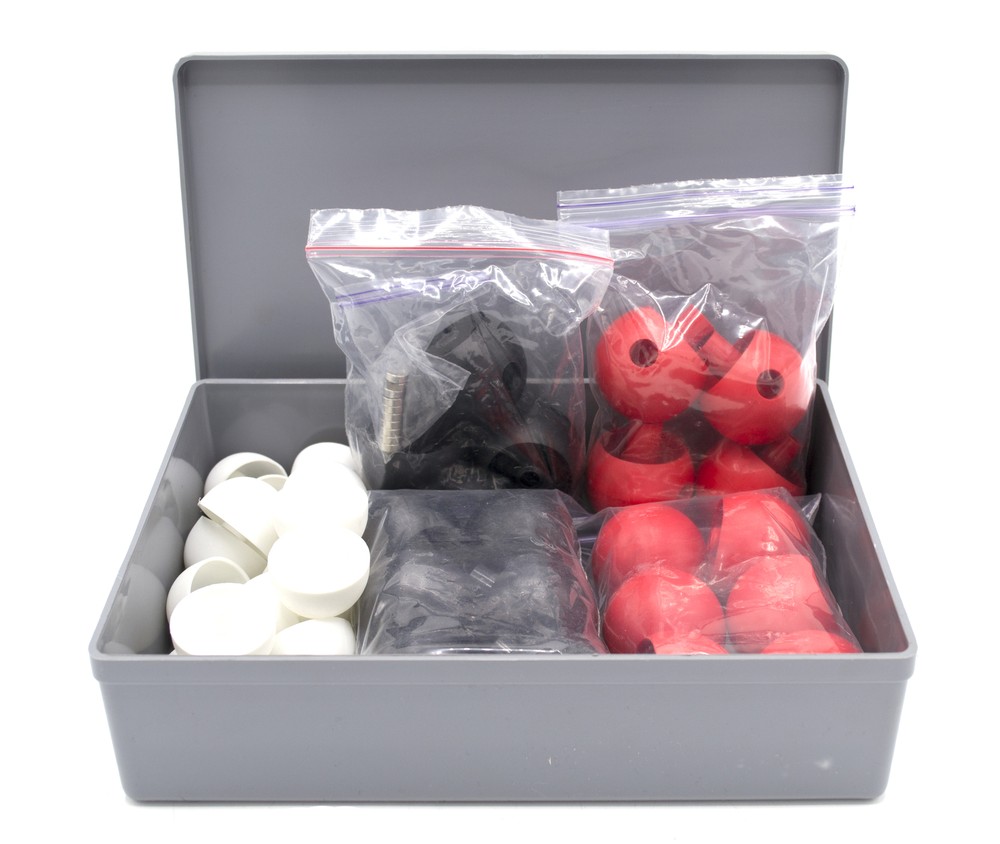 Magnetic Atoms Molecular Model Set (Carbon, Methane, Butane) - Eisco Labs