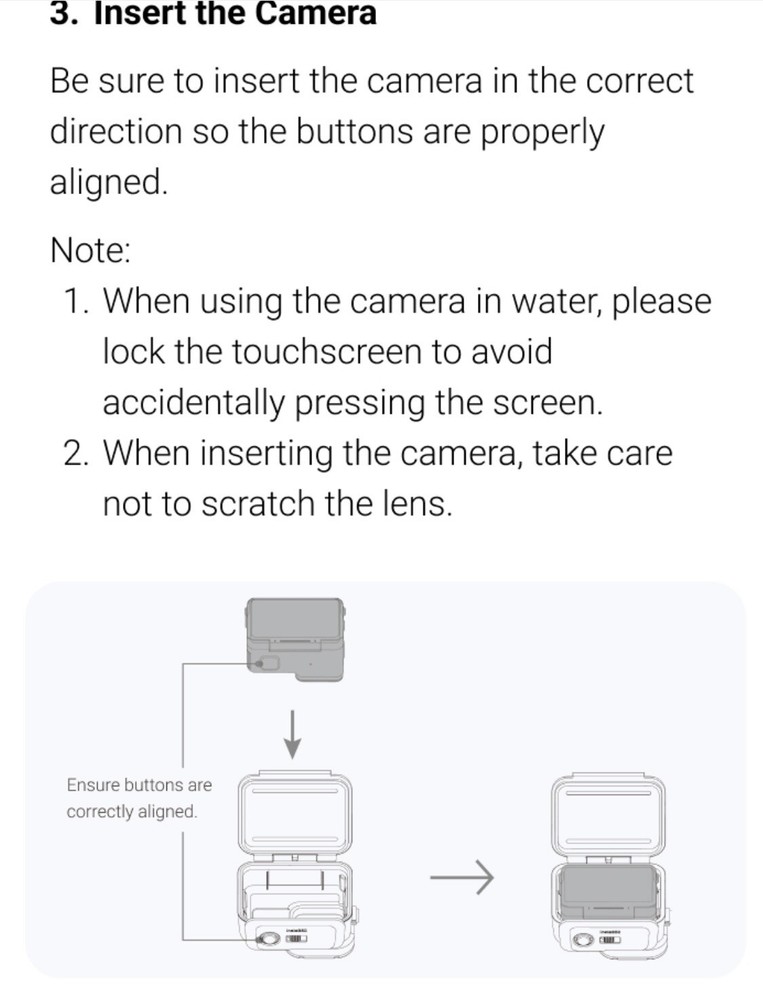 Original Insta360 Ace Pro Dive Case – Waterproof