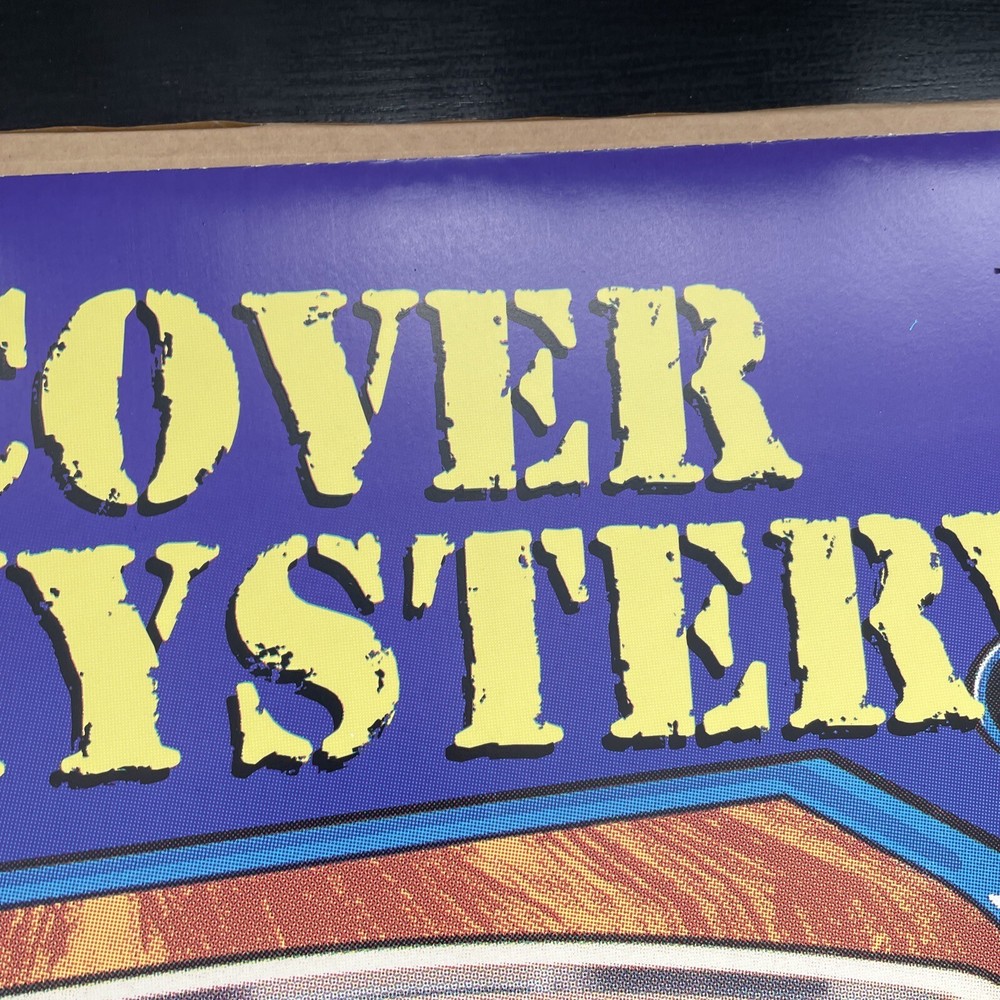 Original Bally Who Dunnit Pinball ART Mobile Advertisement