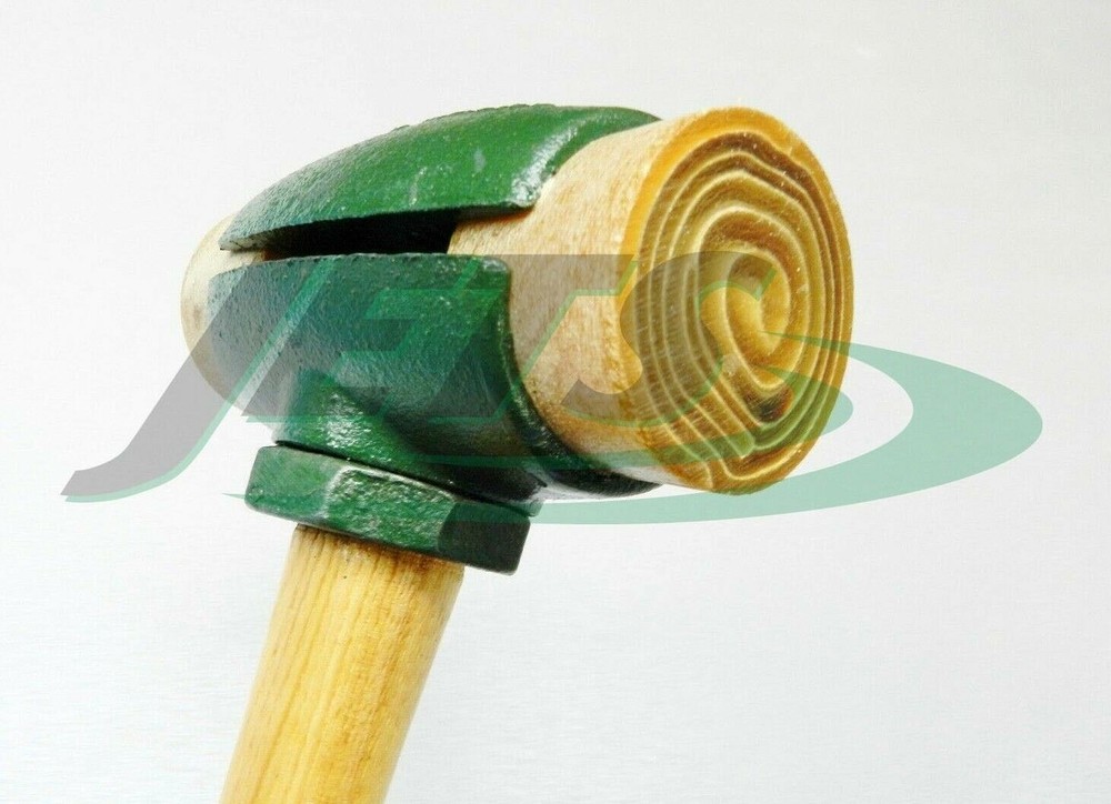 Rawhide Mallet Split Head Hammer #5 GARLAND 31005 with 2-3/4" Rawhide Faces