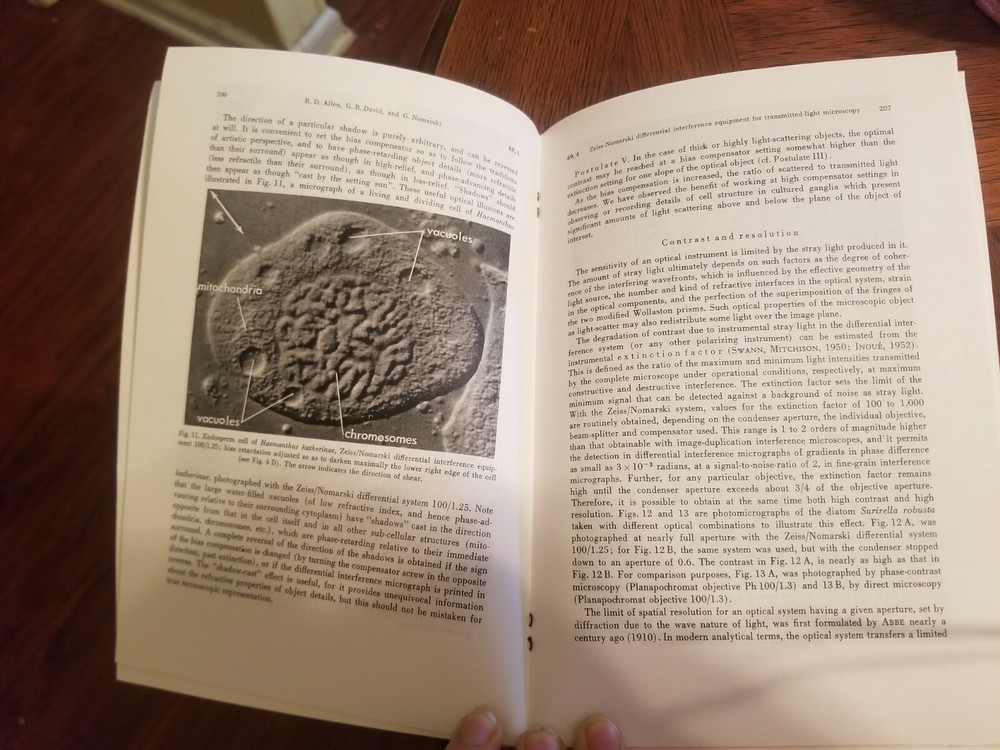 "The Zeiss-Nomarski differential Interference Equipment For Transmitted-light...