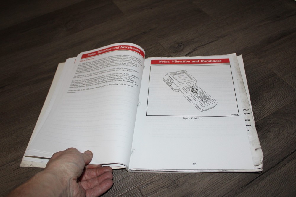 Mopar Noise, Vibration & Harshness training manual NVH 1997