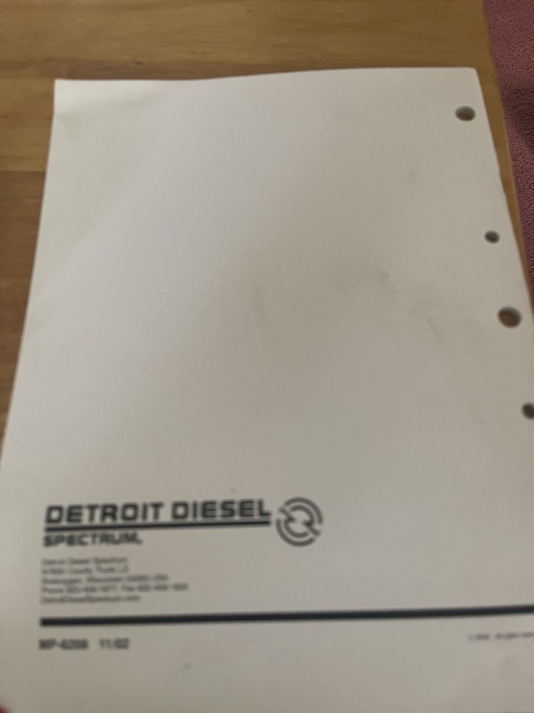 Protocol Operation Detroit Diesel Models DXPower 1000 Transfer Switch Controls