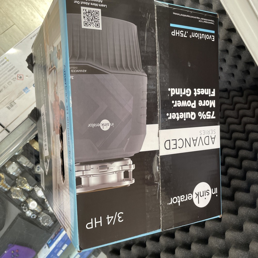 Insinkerator Evolution .75HP 3/4 HP Garbage Waste Disposal Advanced Series