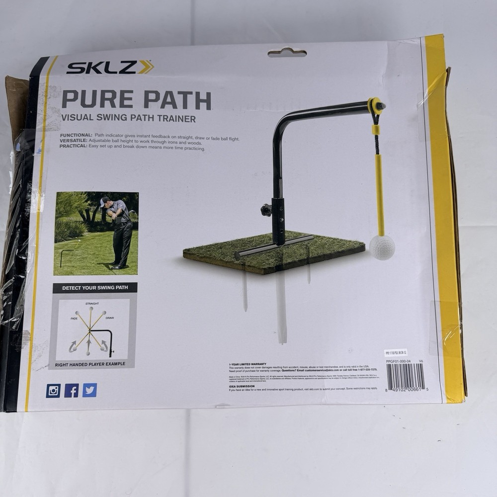 SKLZ Golf Pure Path Visual Swing Path Trainer instant swing feedback open box