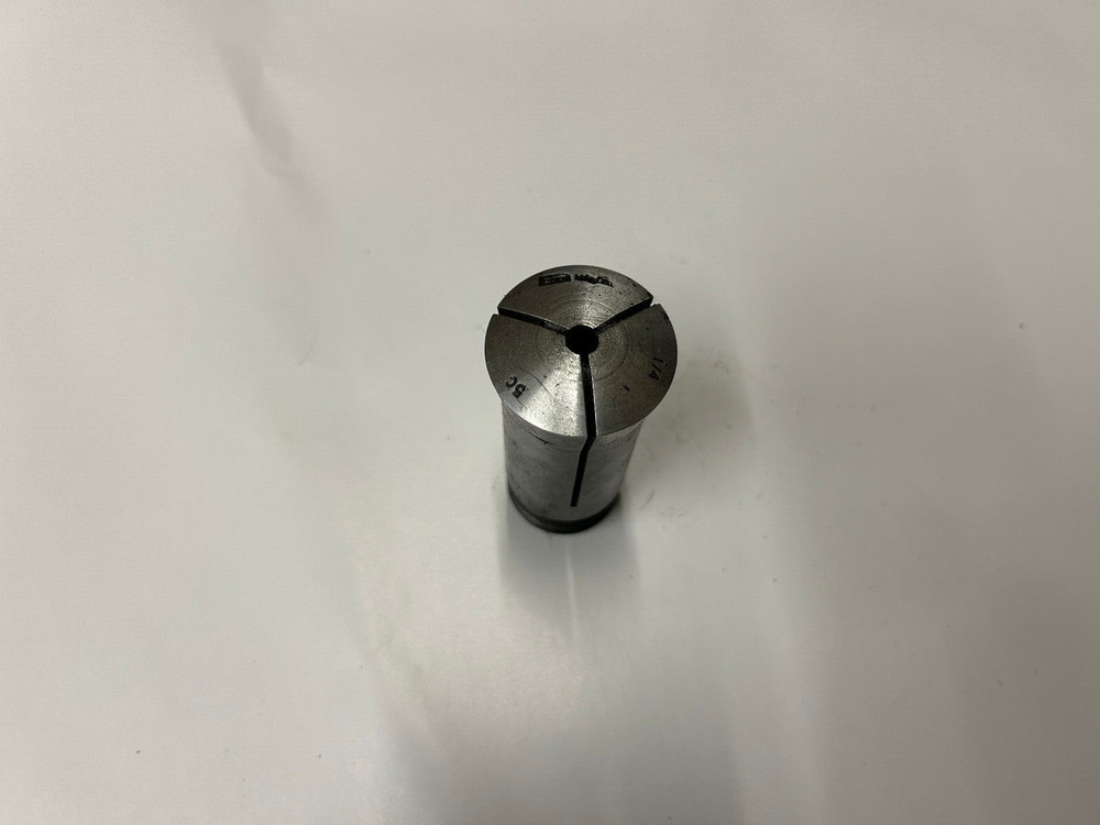 1/4" Steel Round 5C Collet w/Internal Threads