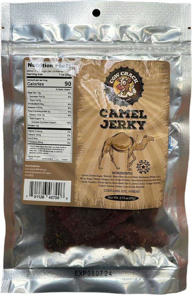 Cow Crack Camel Jerky 2.75 oz