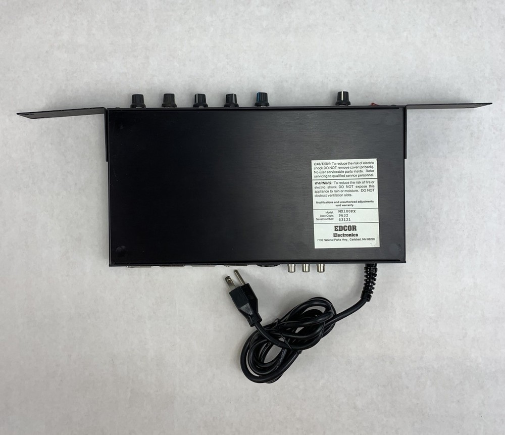 Edcor Electronic MX100PX Programable Microphone Mixer