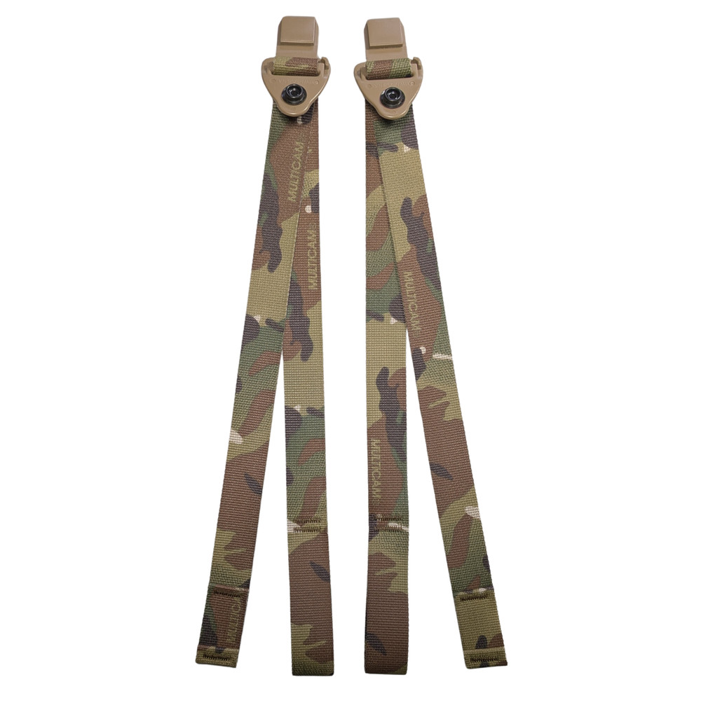 2 Military MultiCam MOLLE Assault Field Pack Backpack Lower Shoulder Straps