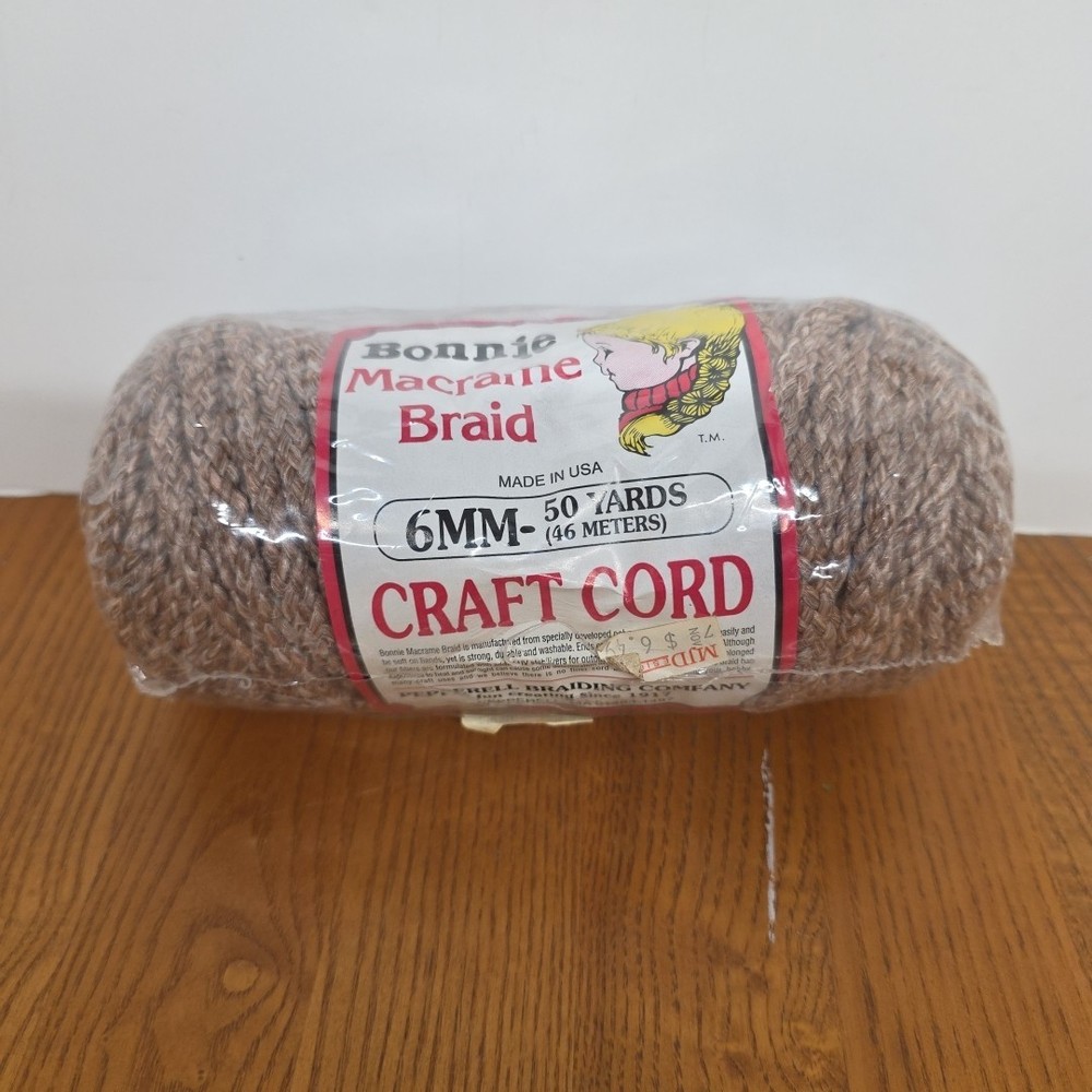 Pepperell Bonnie Macrame Braid 6mm 50 Yards Pottery