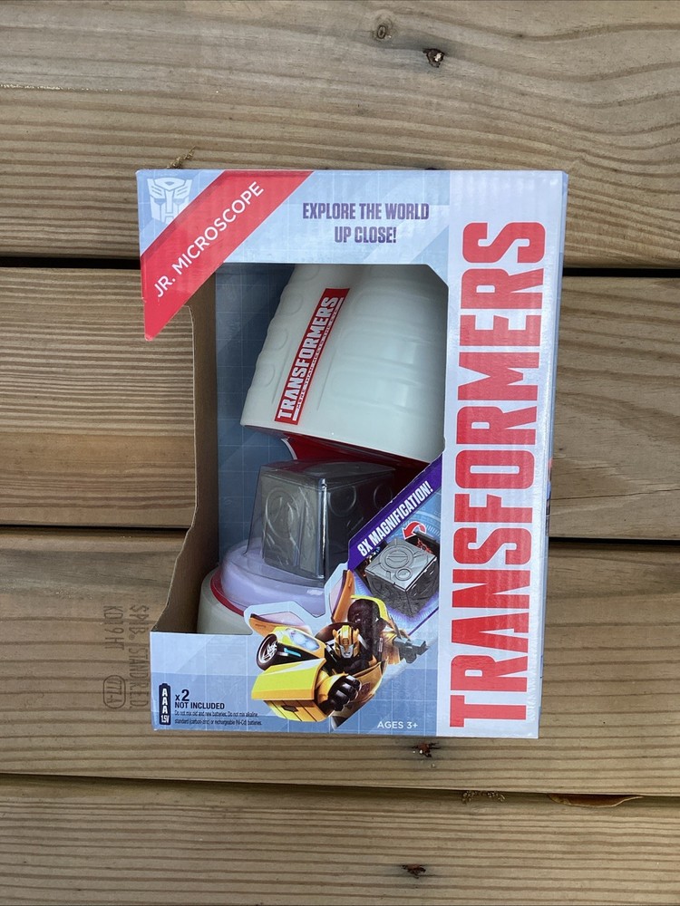 Transformers Jr. Lighted Microscope 8X Magnification New~Sealed