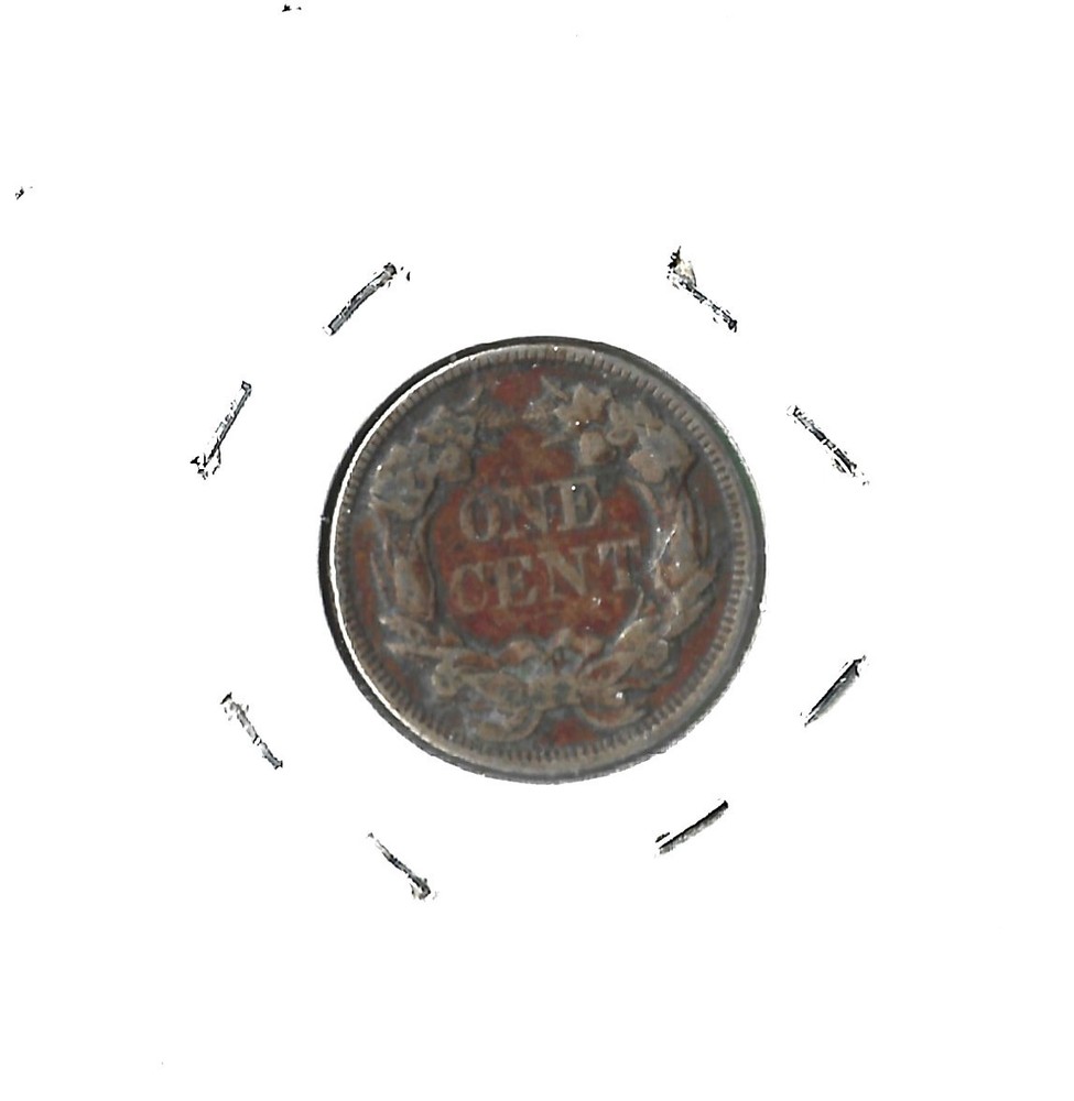 1857 Flying Eagle Small Cent, ungraded.