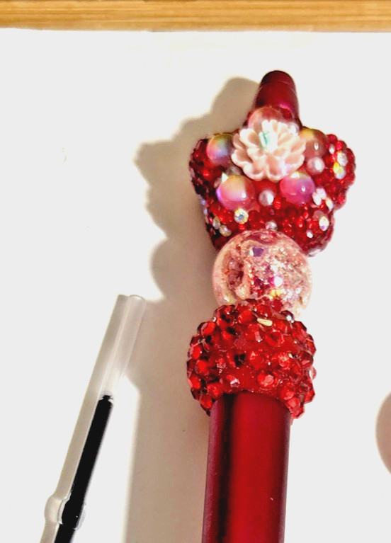 HAND MADE BEAD PEN & KEY CHAIN & Valentines