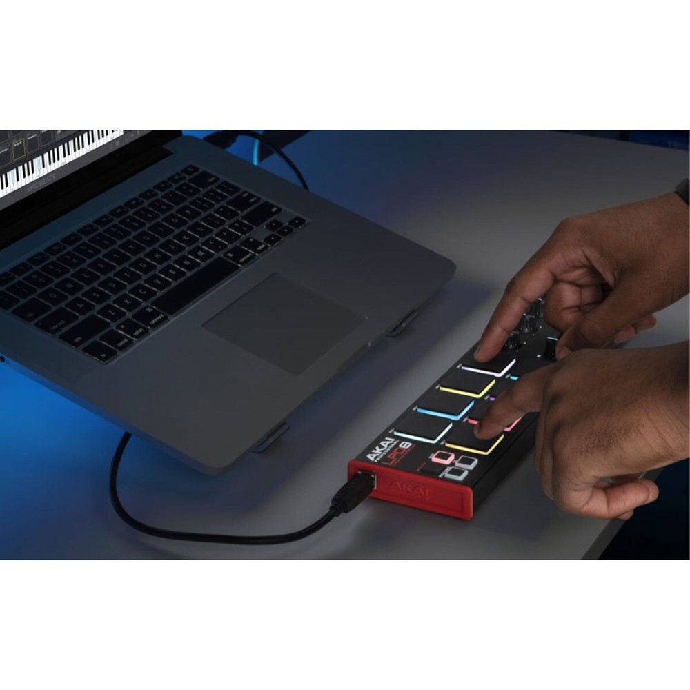 Akai Professional LPD8MK2 Laptop Midi Pad Add On Controller