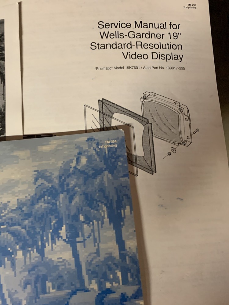 original Hydra Set Atari Arcade Video Game manual