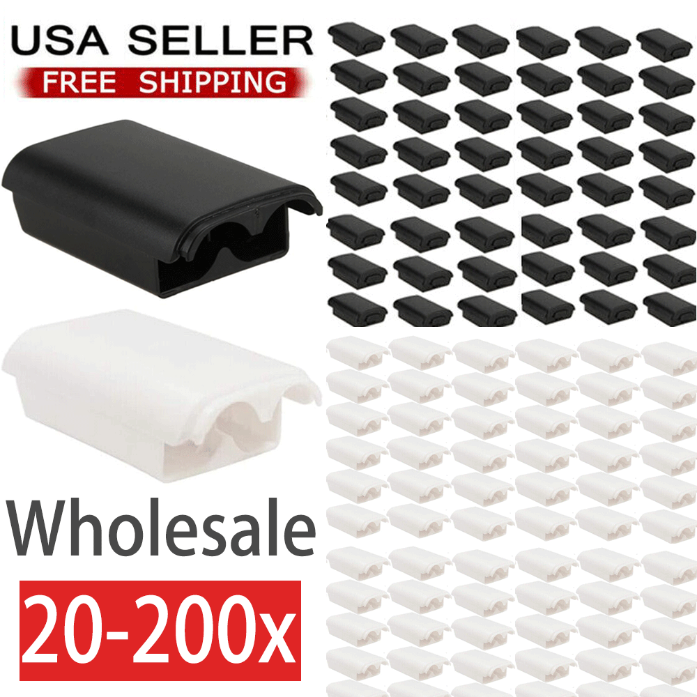 Wholesale AA Battery Back Cover Case Shell Pack For Xbox 360 Wireless Controller