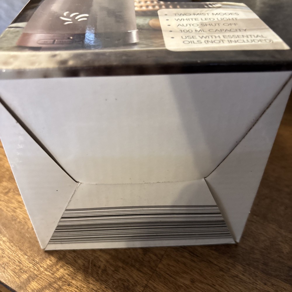 HUNTINGTON HOME COOL MIST ULTRASONIC DIFFUSER NEW GREY Two Mist Modes