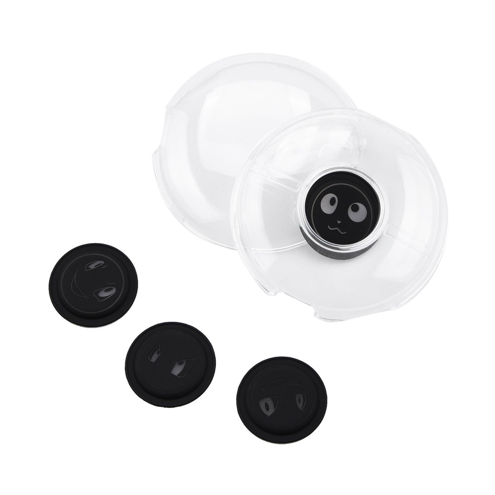 Clear PC Protective Case+4Pc Adhesive Pads +Hand Strap Kit For Pokémon GO Plus+