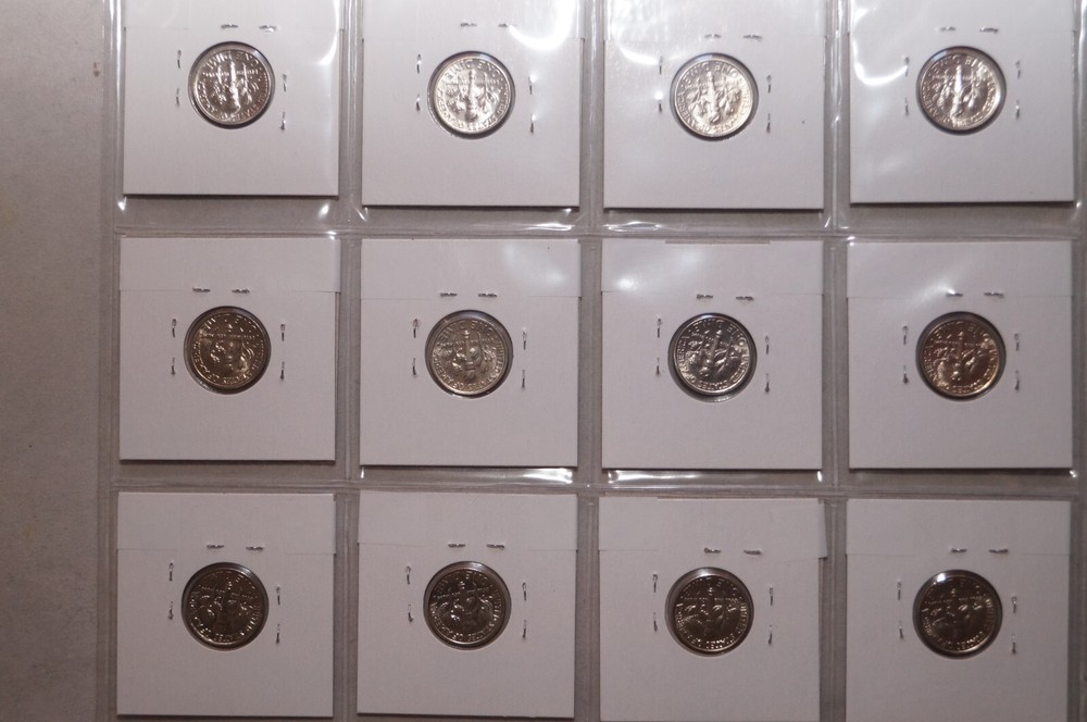 ROOSEVELT DIMES 1990-P-2017-D 57 COINS VARIOUS DATES AND MINTMARKS