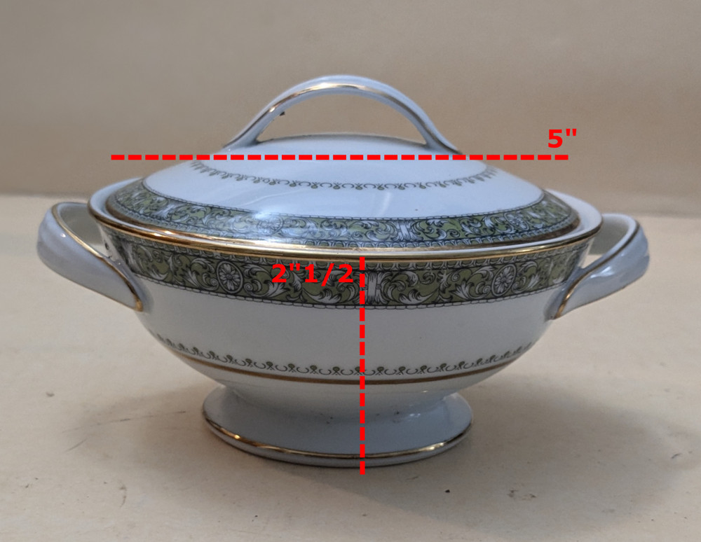 DINNERWARE: Thurston by Noritake-Sugar Bowel & Lid, Vintage