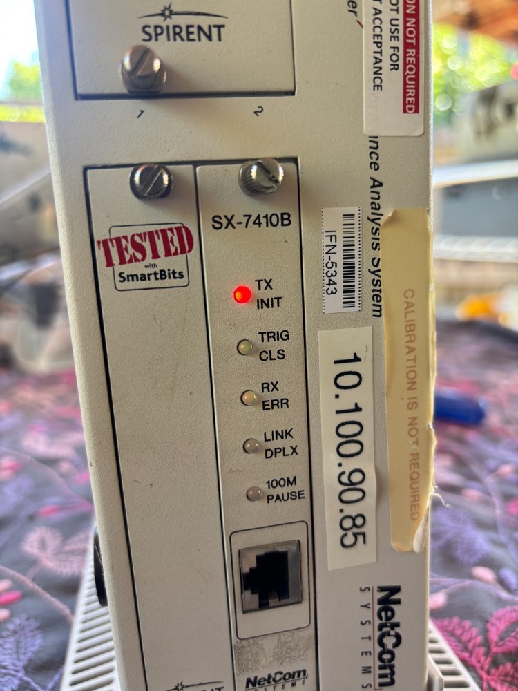 NetCom SmartBits 200 Performance Analysis System w/GX-1405B, SX-7710B Modules