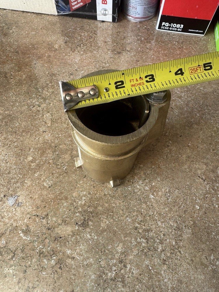 4" BRONZE ANCHOR SOCKET FOR SWIMMING POOL LADDERS & HANDRAILS (2.5”O.D.)