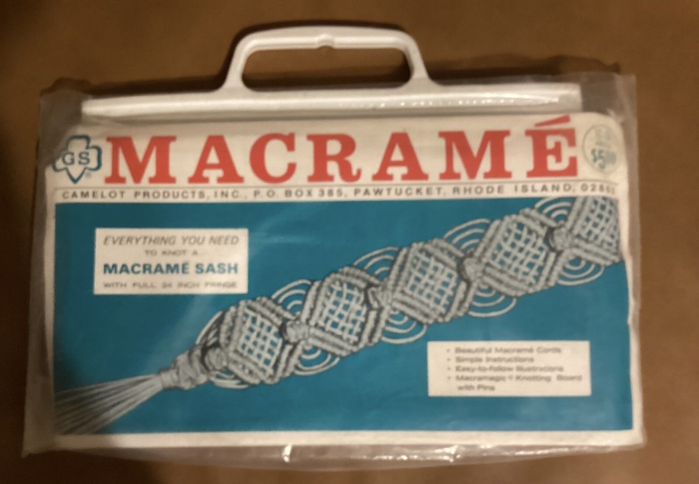 Macrame Sash Kit GS Camelot Products 02862