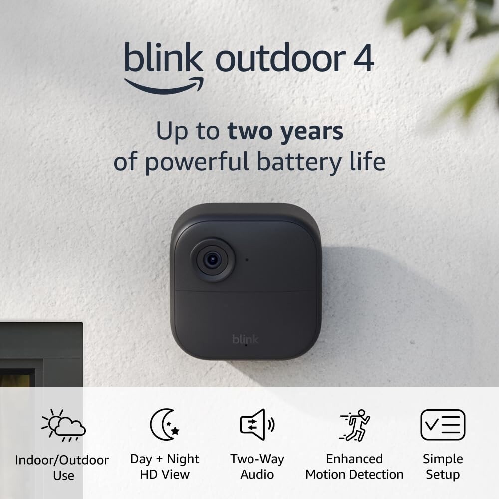5 PACK BLINK OUTDOOR 4th Gen WiFi SECURITY Add-on Camera - SYNC MODULE REQUIRED
