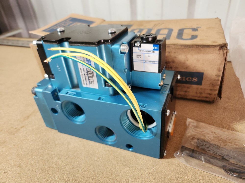 NEW MAC 6511B-512-PM-112DA Solenoid Valve
