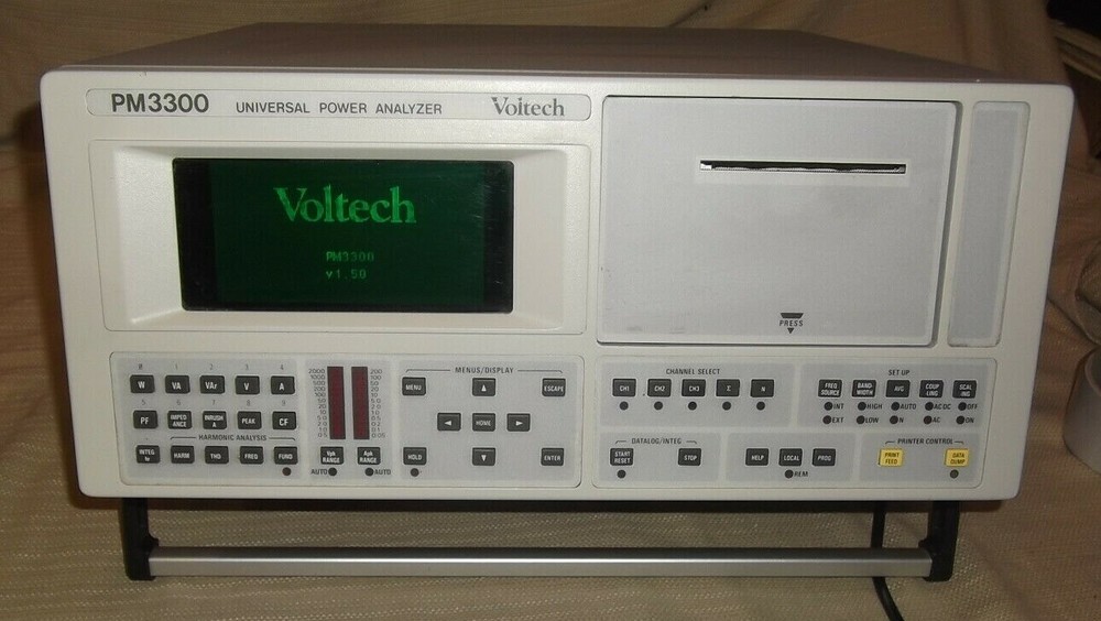 VOLTECH PM3300 UNIVERSAL POWER ANALYZER