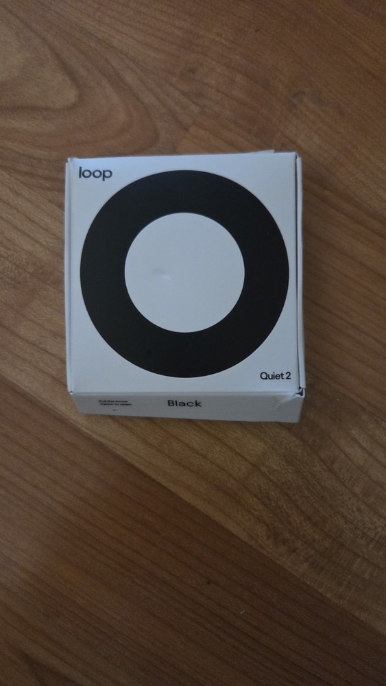 Loop Quiet 2 Noise Reduction Earplugs - Black - New Open Box