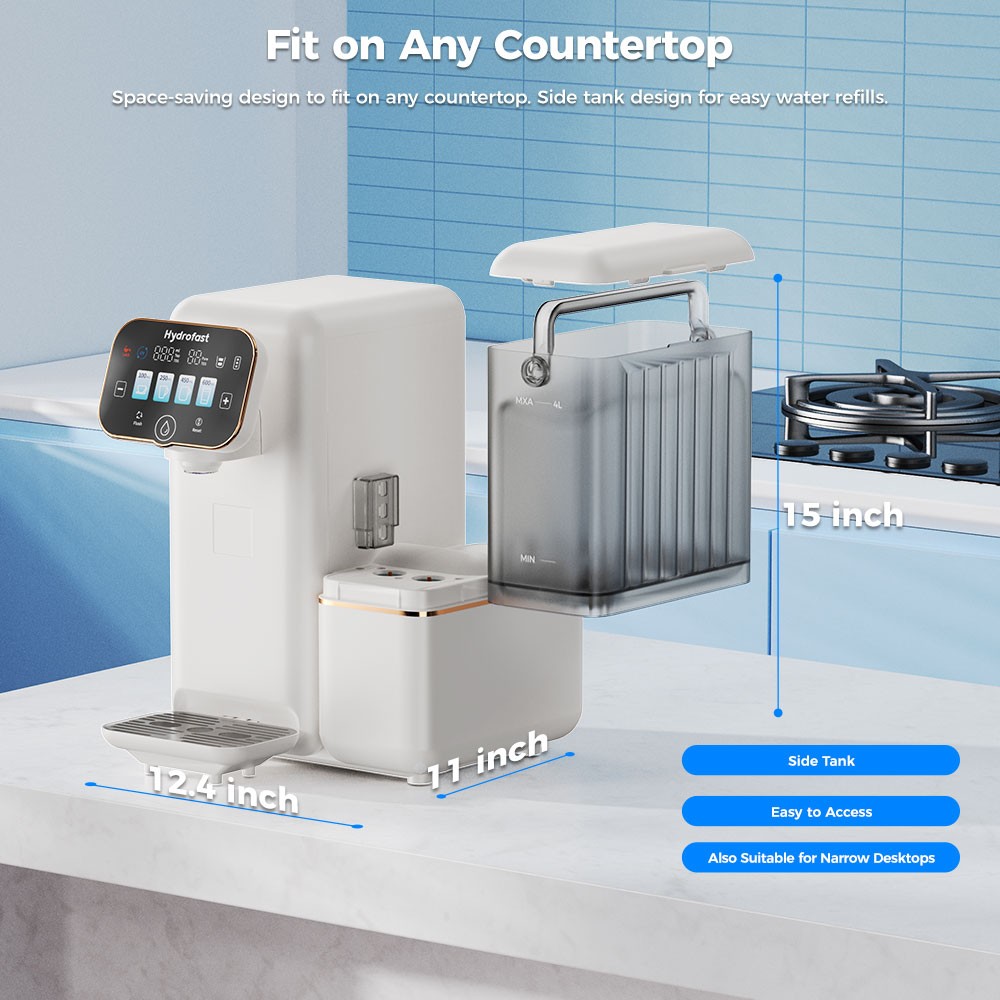Hydrofast B100 Countertop Reverse Osmosis System,Water Filters,Water Purifier