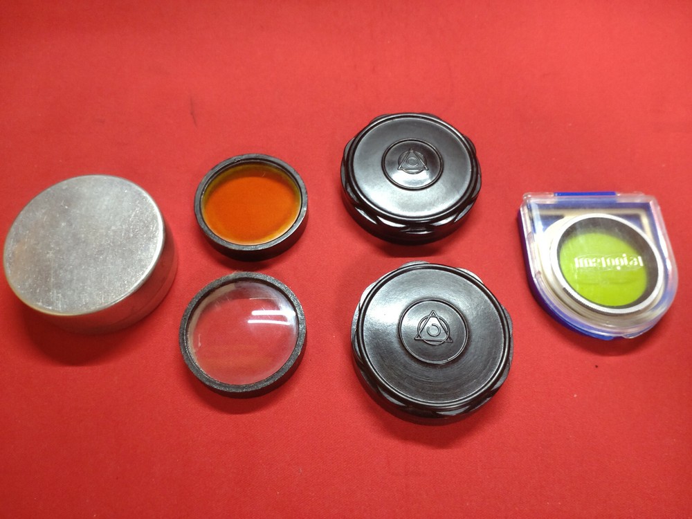 soviet vintage light filter D36 (4 pcs) + Meopta B36