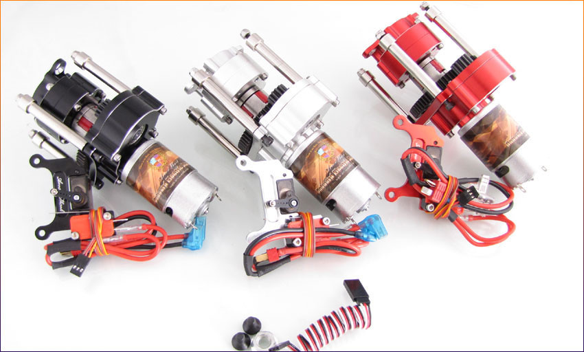 Arrow Shark Billet Gas RC Boat On-Board E-Starter V4