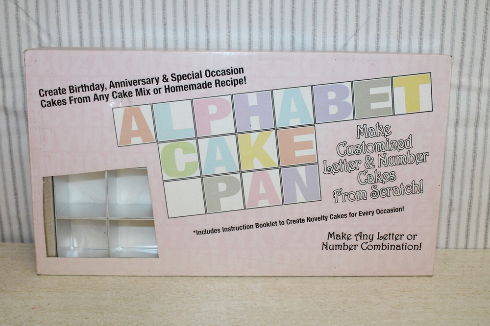 ** Birthday Anniversary Special Occasion Alphanumeric ALPHABET CAKE PAN