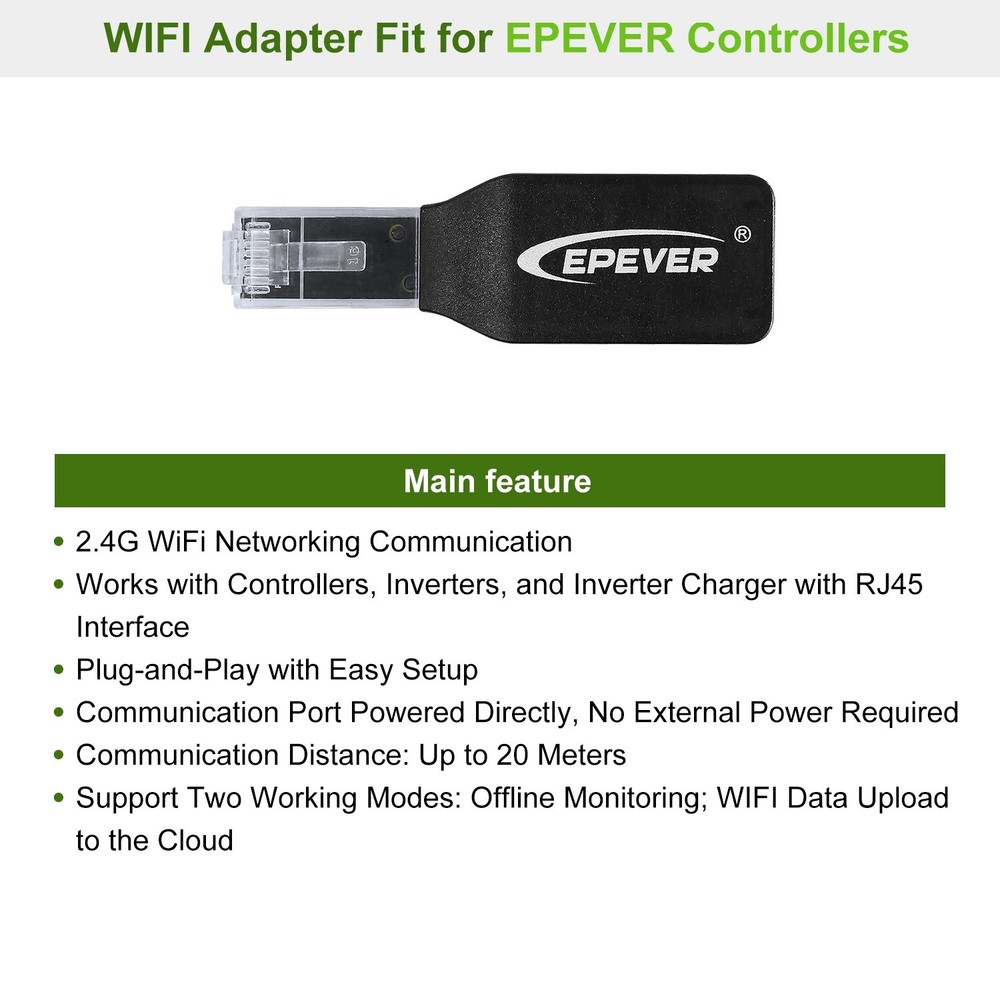 EPEVER WiFi Adapter Accessories for MPPT Solar Charge Controller