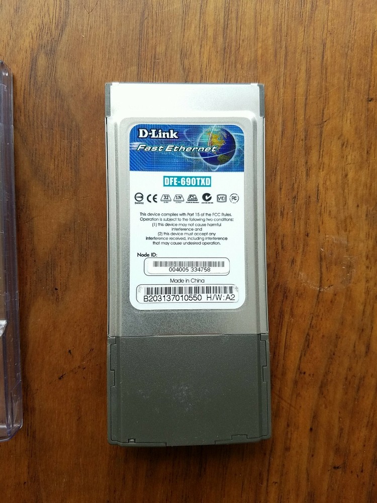 D-link Fast Internet Card DFE-690TXD With Case