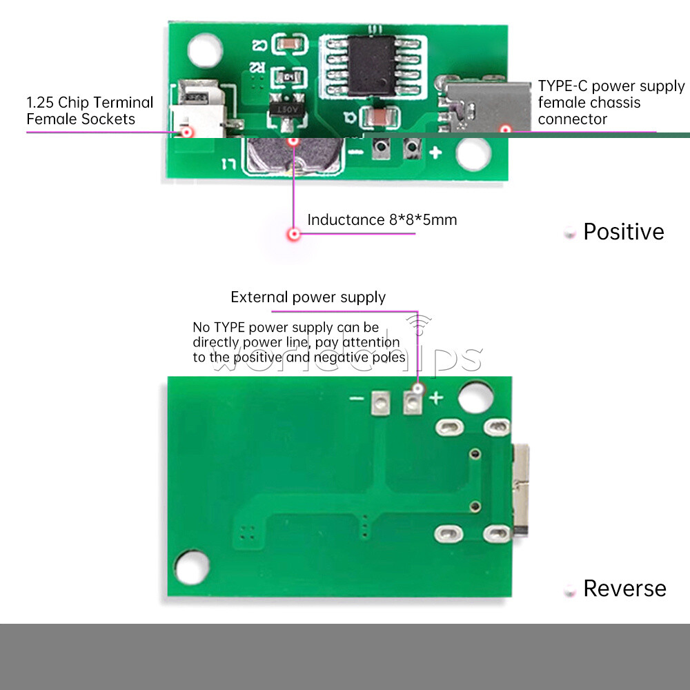 Type-C DC5V Ultrasonic Mist Maker Atomizing Module Humidifier DIY 2W No Switch
