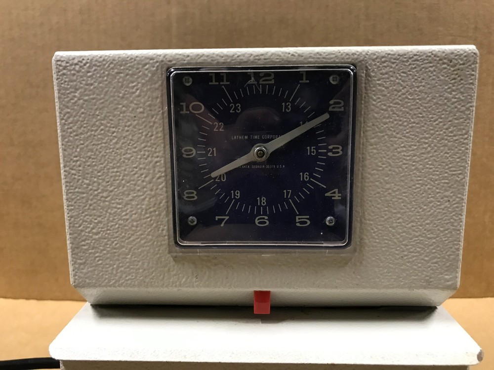 Lathem Model #2201 Punch Time Clock - A-630502 - Tested