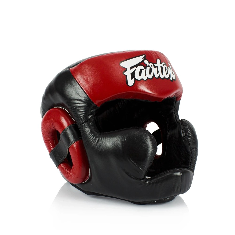 Fairtex Diagonal Vision Sparring Headguard - Full Head Coverage HG13