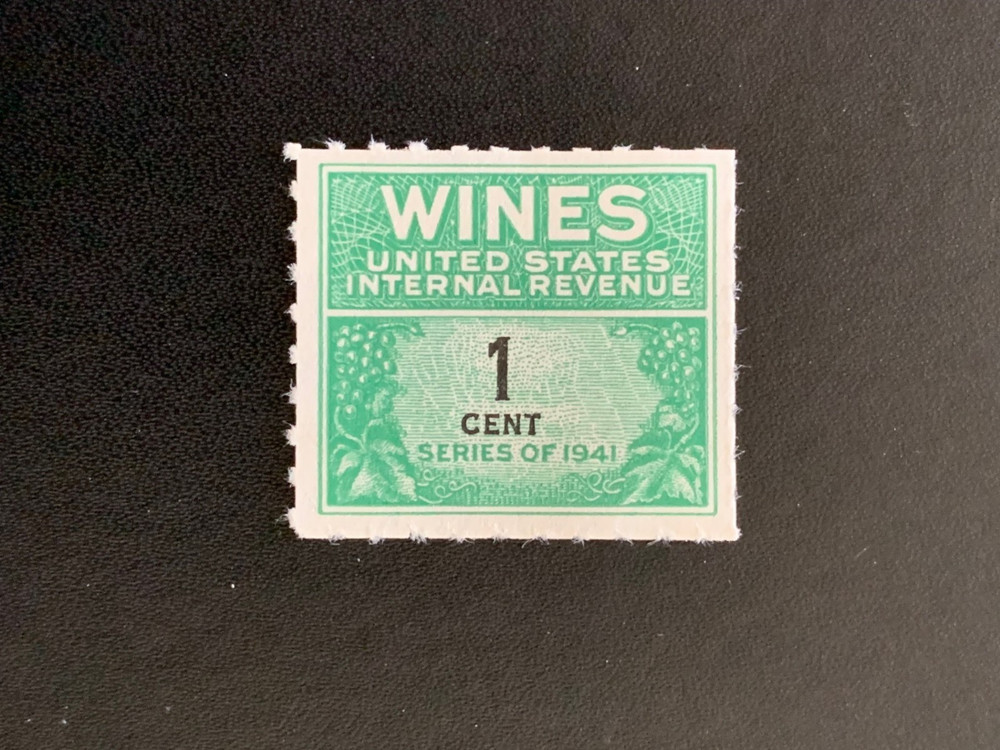 Scott # RE111 - Wines - Revenue - MNH